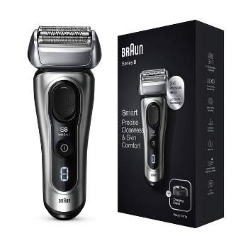 Braun Series 8-8417s Men's Electric Foil Shaver with Precision Beard Trimmer & Charging Stand