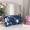 Unique Bargains Women's Printed Makeup Bag Navy Blue 1 Pc - 2 of 4