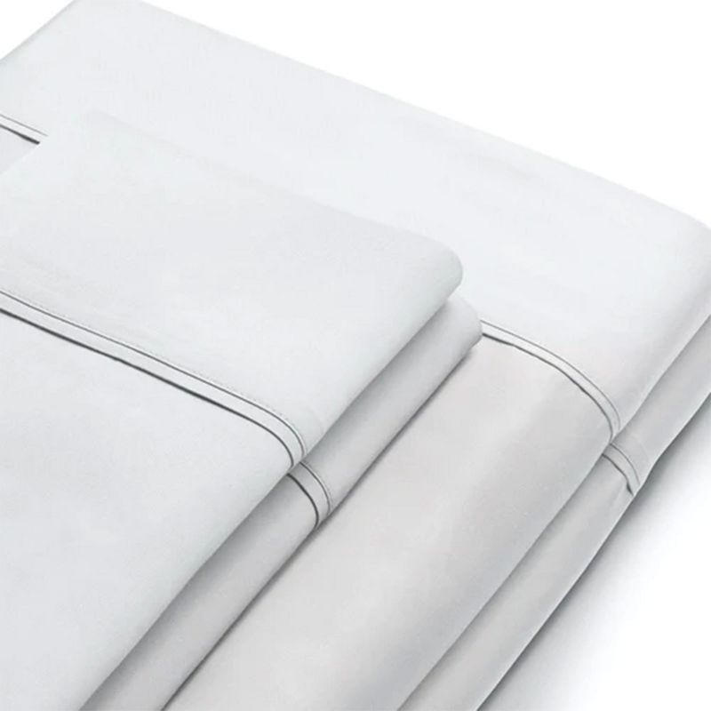 Sleepgram Viscose from Bamboo Bed Sheet Set w/2 Pillowcases, 4 of 5