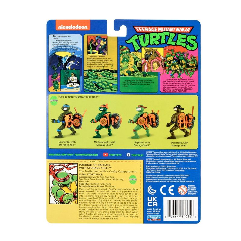 Teenage Mutant Ninja Turtles 4&#34; Raphael Action Figure, 4 of 8