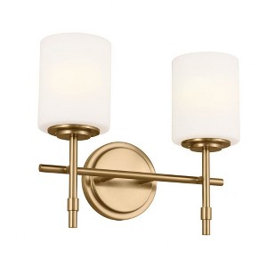 Kichler Lighting Ali 2 - Light Vanity in  Brushed Natural Brass - 1 of 4