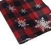 Unique Bargains Christmas Place Mats Flax Black Red White 11.8"x17.7" 2Pcs - 4 of 4