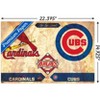 Trends International MLB Rivalries - St. Louis Cardinals vs Chicago Cubs Unframed Wall Poster Prints - 3 of 4