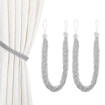 Unique Bargains Braided Polyester Elegant Design Durable Curtain Tiebacks