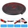 Unique Bargains D-Shape Self-Adhesive Foam Rubber Soundproof DIY Weather Seal Strip - 3 of 4