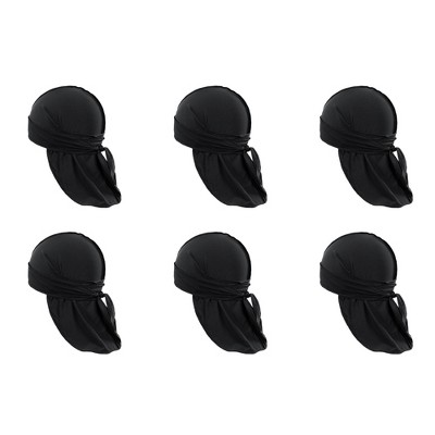 6 Pack Stretchy Durags for Waves Compression and Style