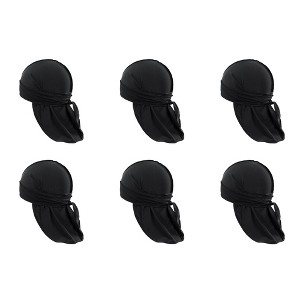 6 Pack Stretchy Durags for Waves Compression and Style - 1 of 4