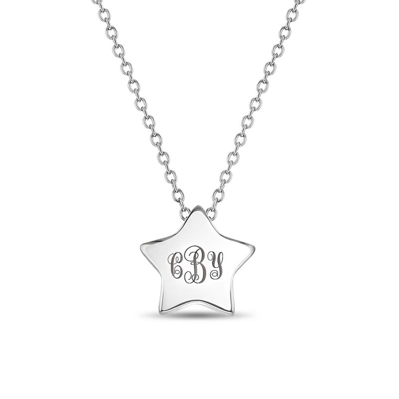 Girls' Tiny Star Sterling Silver Necklace - In Season Jewelry, 1 of 7