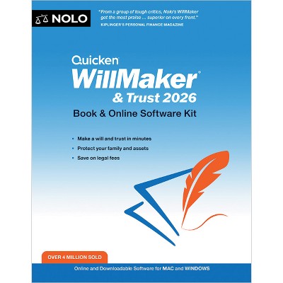 Quicken Willmaker & Trust 2026 - 26th Edition by  Editors Of Nolo (Paperback)