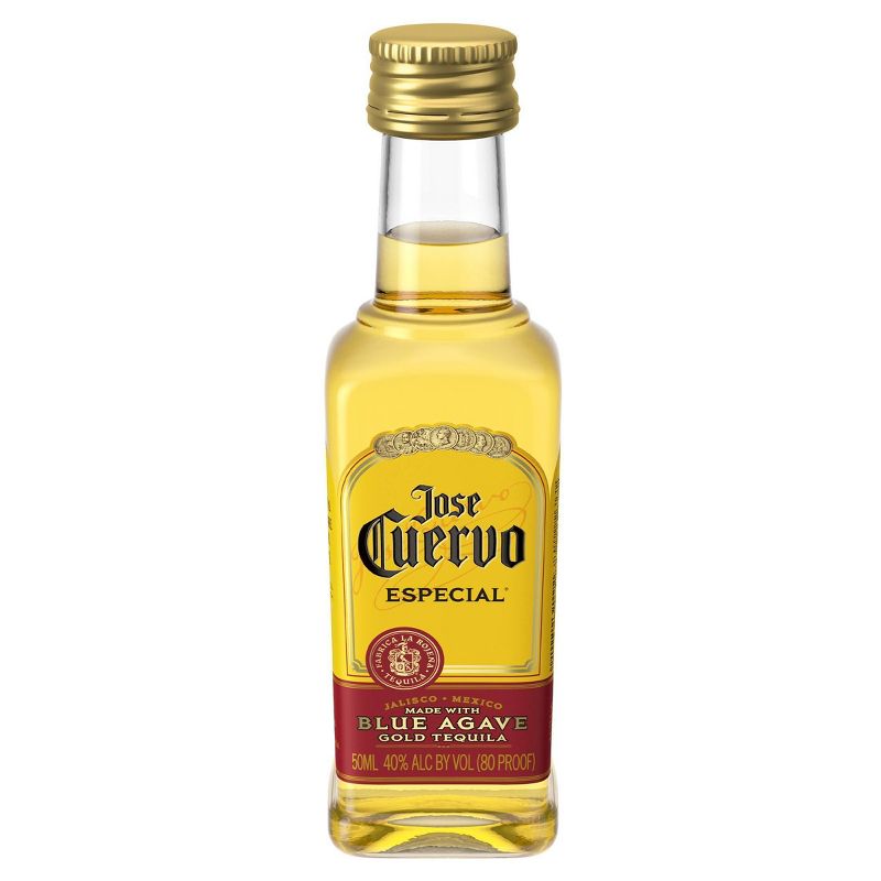 Jose Cuervo Gold Especial Tequila - 50ml Plastic Bottle, 1 of 7