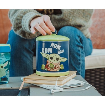 Star Wars Grogu Nom Nom Ceramic Cookie Jar with Lid