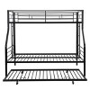 Okak Metal Bunk Bed with No Box Spring Design, Kids Bunk Beds with High Security Guardrai and Ladder, Twin Bed for Teenager - 4 of 4