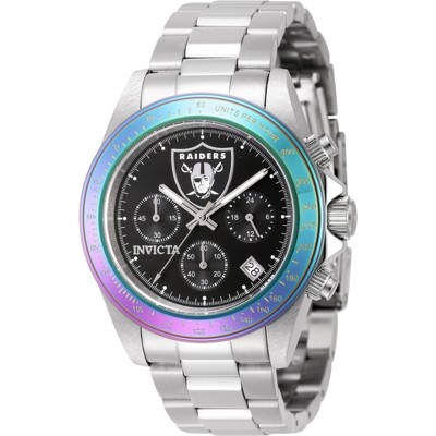 Invicta 44983 Men's NFL Las Vegas Raiders Quartz Chronograph Watch