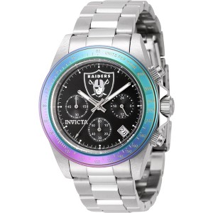 Invicta 44983 Men's NFL Las Vegas Raiders Quartz Chronograph Watch - 1 of 2