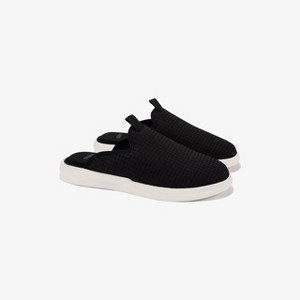 Lusso Cloud Adult Pelli Waffle Slide Jet Black/Marshmallow - 1 of 4