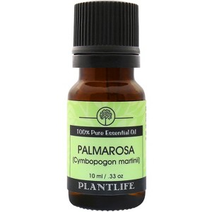Plantlife Palmarosa Aromatherapy Essential Oil – 100% Pure, Therapeutic Grade, No Additives or Fillers, Made in California, 10 ml - 1 of 2
