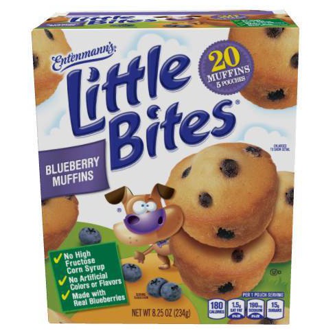 Entenmann's Little Bites Blueberry Muffins - 8.25oz : Target