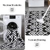 Modern Geometric Area Rug, Machine Washable Large Carpet with Non-Slip Backing for Living Room, Dining Table, Bedroom Home Decor - 4 of 4