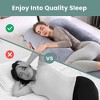 VAVSEA Pregnancy Pillows with 2 Covers U-Shape Full Body Pillow for Sleeping Maternity Pillow - 3 of 4