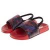 Marvel Spider-Man Slide Open Toe - Boys Superhero Sandals SlipOn Slides - Spider-Man (sizes: 5-10 toddler / 11-12 little kid) - 4 of 4