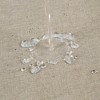 Flax Linen Like 240GSM Heavy Weight Fabric Shower Curtain for Bathroom - 4 of 4