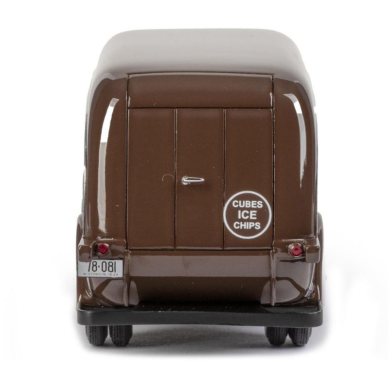 1938 International D-300 Delivery Van Brown Limited Edition to 125 pieces Worldwide 1/43 Model Car by Esval Models, 5 of 6