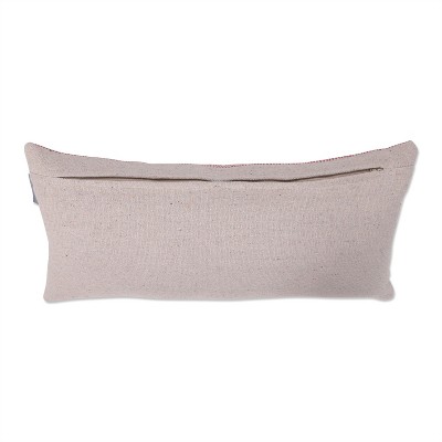 Natural Cotton Woodland Reindeer Lumbar Throw Pillow