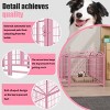 Dog Playpen 24 Inch 8 Panels, Heavy Duty Metal Pet Playpen Indoor Outdoor Exercise Pen with Doors for Large Medium Small Dogs Indoor Outdoor - 2 of 4