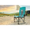 VYNXARIA Heavy Duty Camping Directors Chair ¨C Oversized & Portable with Side Table in Red! - 2 of 4