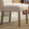 NicBex Dining Chairs Set of 2 Upholstered Chair Solid Wood Tufted Dining Chair with Solid Wood Frame for Kitchen - 4 of 4