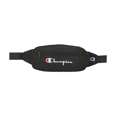 Champion chenille logo 2025 black waist pack