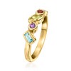 Ross-Simons 0.36 ct. t.w. Multi-Gemstone Ring in 18kt Gold Over Sterling - 3 of 4