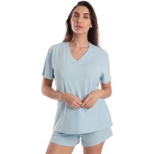 Just Love Women's Pajama Set with Soft Shorts – Cute and Comfortable Sleepwear for Women - 1 of 3