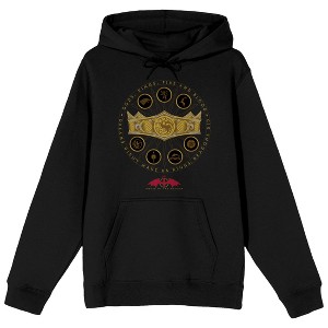 House of the Dragon Targaryen Crown Men's Black Sweatshirt - 1 of 3
