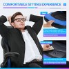 GlasFlength Task and Office Chairs Gaming Chair Computer Chair with Lumbar Support Adjustable Game Chair for Home Office, Black, 25.3"*27.7"*45.6" - 3 of 4