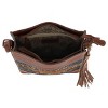 Nocona Belt Co Women's Leather Western Leopard Crossbody Bag - 4 of 4