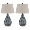 Signature Design by Ashley (Set of 2) Erivell Table Lamps Taupe/Black - 2 of 4