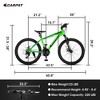 RISOKEYS 24 Inch Mountain Bike,21-Speed Trail Commuter City Mountain Bicycles,Aluminium Frame & Disc Brakes Thumb Shifter Front Fork - 2 of 4