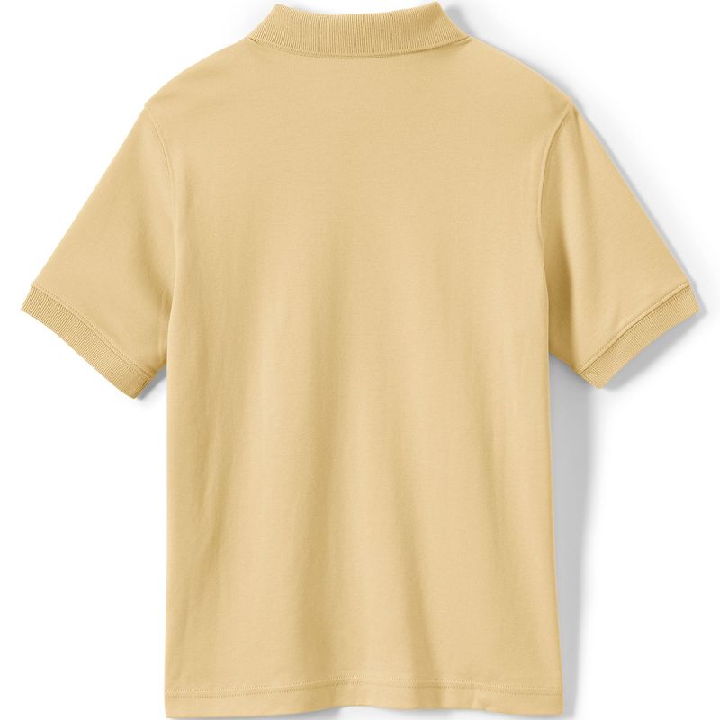 Lands' End School Uniform Kids Short Sleeve Interlock Polo Shirt, 2 of 6