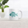 Crazy Dog T-Shirts Fish Made Of Text Mug Funny Sarcastic Fishing Graphic Novelty Coffee Cup-11oz - 2 of 4