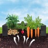 VisioGear Outdoor Rectangle Garden Bed, Planter Herbs-Large Planter Box Kit for Vegetables, Flowers, Black, 47.24"*11.76"*47.24" - 4 of 4