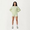 Anna-Kaci Active Women's Long Sleeve Crew Neck Pullover Sweatshirt with Contrast Trim Ribbed Hem and Relaxed Fit - 3 of 4