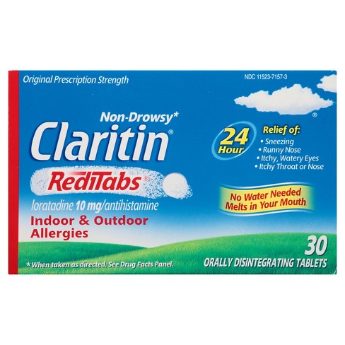 Claritin RediTabs 24 Hour Allergy Relief Dissolving Tablets ...