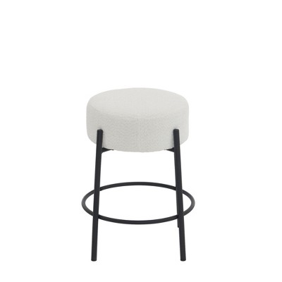 NicBex Set of 2 Bar Stools for Kitchen Island,Round Counter Bar Stools with Footrests,Bar Chairs for Dining Rooms,Kitchens Islands