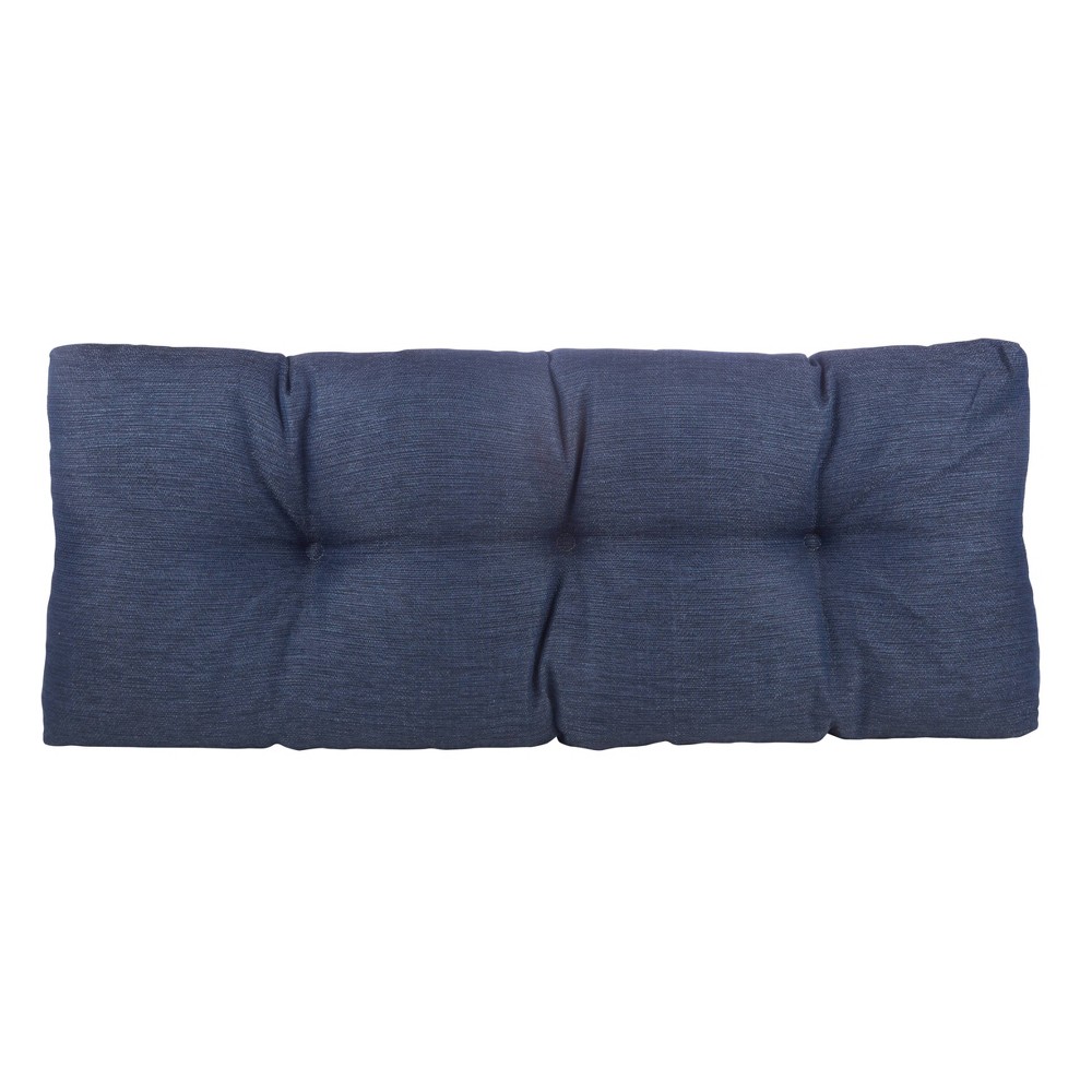 Photos - Pillow Gripper 35" Tufted Omega Universal Bench Cushion Indigo