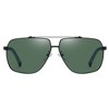 Anna-Kaci Men's Fashion Two Tone Box Polarized Sunglasses UV400 Protection - 2 of 4