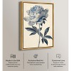 Art Remedy Delicate Blue Flower Minimalistic Botanical and Floral Art Prints Framed - 3 of 4