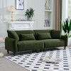 VASIP 97"Teddy Velvet Fashion Comfortable Sofa,Living Room, Bedroom, Reception Area, Office, Apartment. Soft for All Kinds of Living Space. - 2 of 4