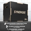 Synergee Non-Slip 3-in-1 Wood Plyo Boxes - image 4 of 4