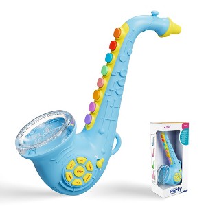 Contixo KT1 Saxophone Toy, Blue Digital Saxaboom Gift for Toddlers Kids - 1 of 4